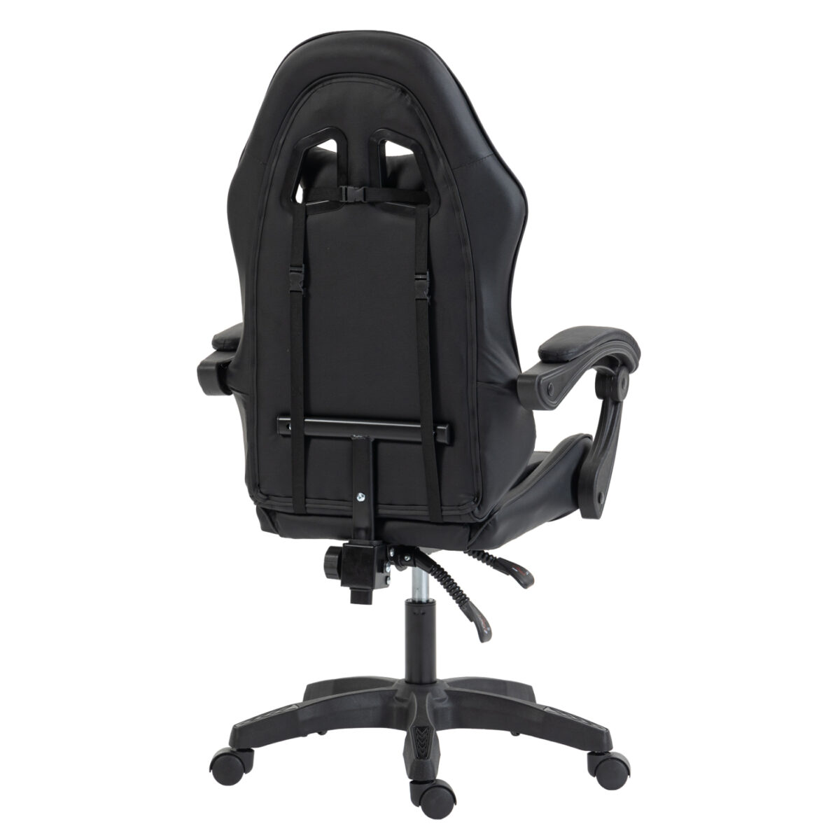 ΚΑΡΕΚΛΑ GAMING STRATUS HM1231.01 ΜΑΥΡΟ PVC--ΜΕ ΜΑΞIΛΑΡΑΚΙΑ ΜΕΣΗΣ/ΚΕΦΑΛΗΣ 62x62x119Υεκ - Image 5