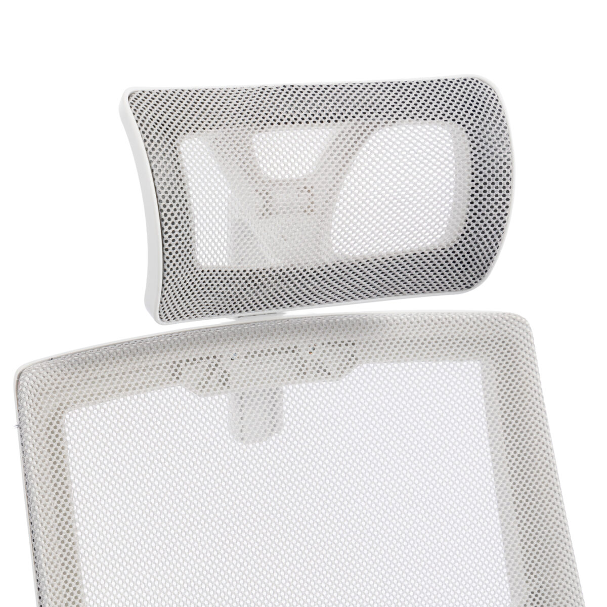 ΚΑΡΕΚΛΑ ΓΡΑΦΕΙΟΥ MATRON HM1226.02 ΛΕΥΚΟ PP--ΑΝΟΙΧΤΟ ΓΚΡΙ MESH 47x47x128Υεκ - Image 8