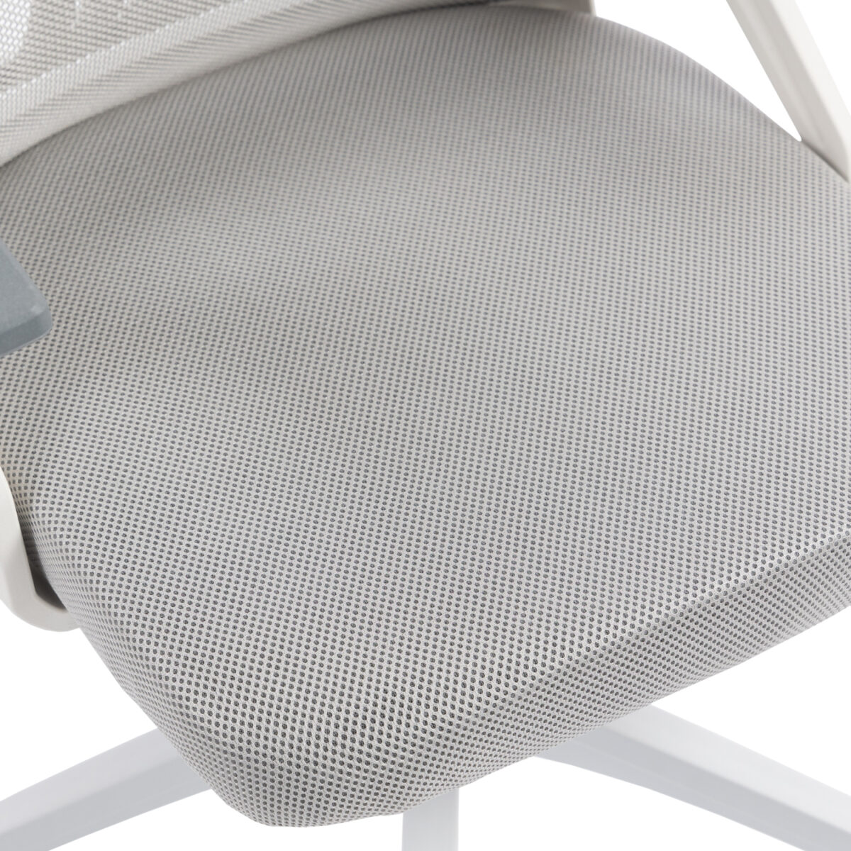 ΚΑΡΕΚΛΑ ΓΡΑΦΕΙΟΥ MATRON HM1226.02 ΛΕΥΚΟ PP--ΑΝΟΙΧΤΟ ΓΚΡΙ MESH 47x47x128Υεκ - Image 9