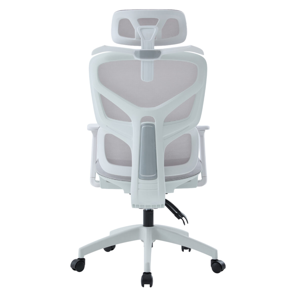 ΚΑΡΕΚΛΑ ΓΡΑΦΕΙΟΥ APEX HM1227.02 ΛΕΥΚΟ PP--ΑΝΟΙΧΤΟ ΓΚΡΙ MESH 68x68x120-130Υεκ - Image 7