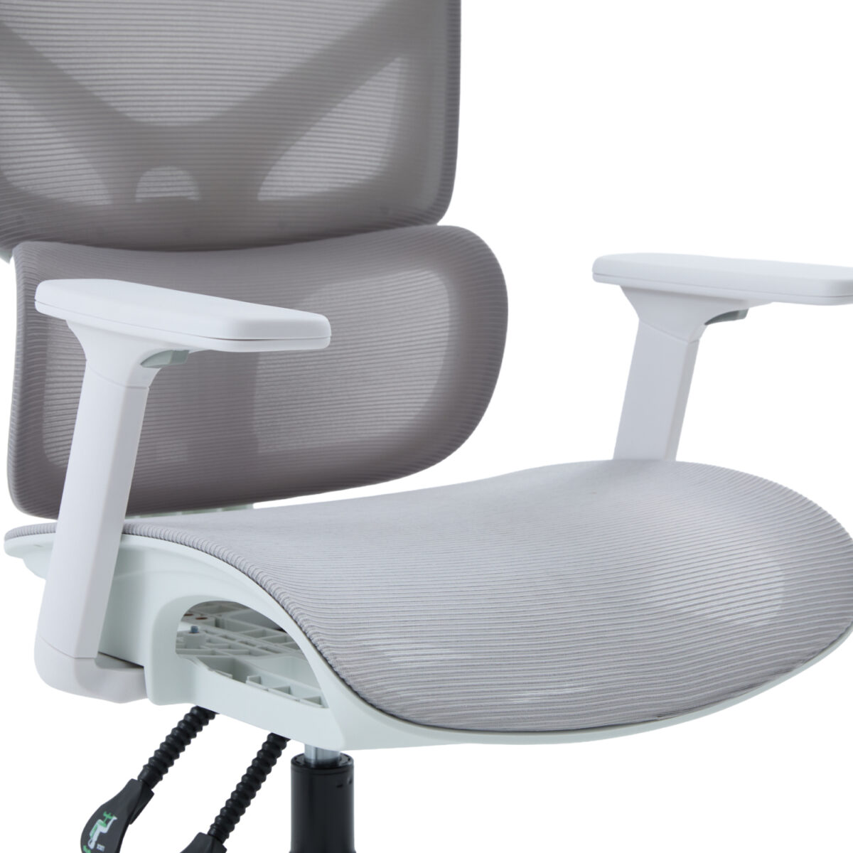 ΚΑΡΕΚΛΑ ΓΡΑΦΕΙΟΥ APEX HM1227.02 ΛΕΥΚΟ PP--ΑΝΟΙΧΤΟ ΓΚΡΙ MESH 68x68x120-130Υεκ - Image 9
