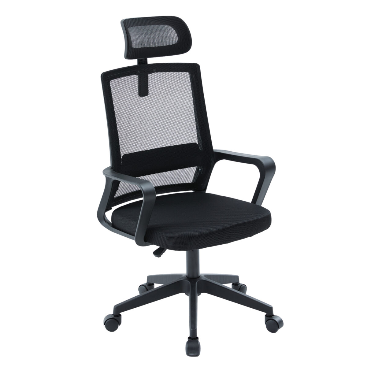 ΚΑΡΕΚΛΑ ΓΡΑΦΕΙΟΥ VELOCITY HM1229.01 ΜΑΥΡO MESH & PP 61x62x123Υεκ