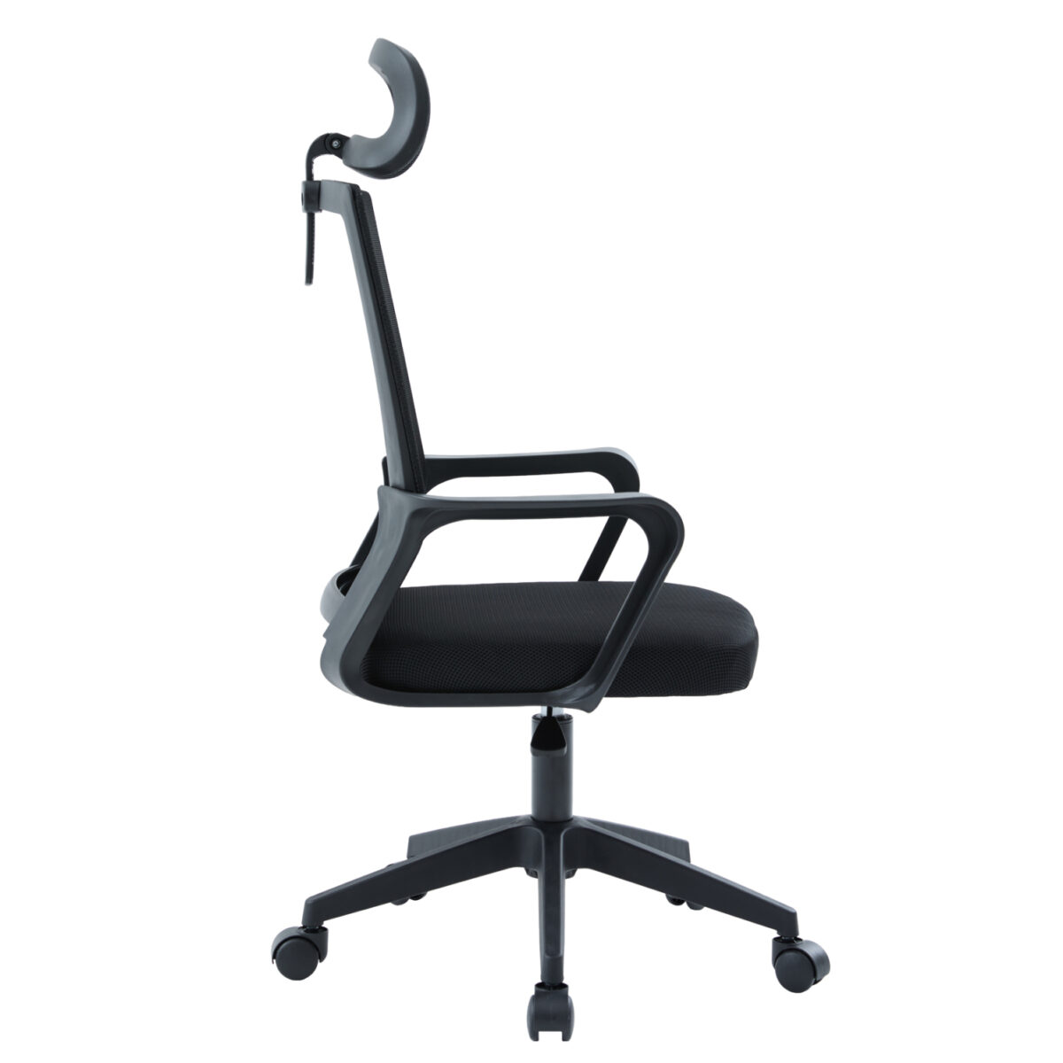 ΚΑΡΕΚΛΑ ΓΡΑΦΕΙΟΥ VELOCITY HM1229.01 ΜΑΥΡO MESH & PP 61x62x123Υεκ - Image 4