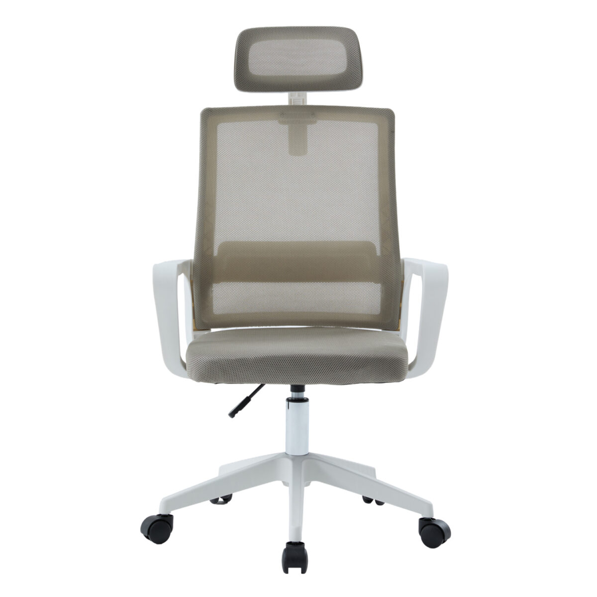 ΚΑΡΕΚΛΑ ΓΡΑΦΕΙΟΥ VELOCITY HM1229.02 ΛΕΥΚΟ PP--ΑΝΟΙΧΤΟ ΓΚΡΙ MESH 61x62x123Υεκ - Image 3