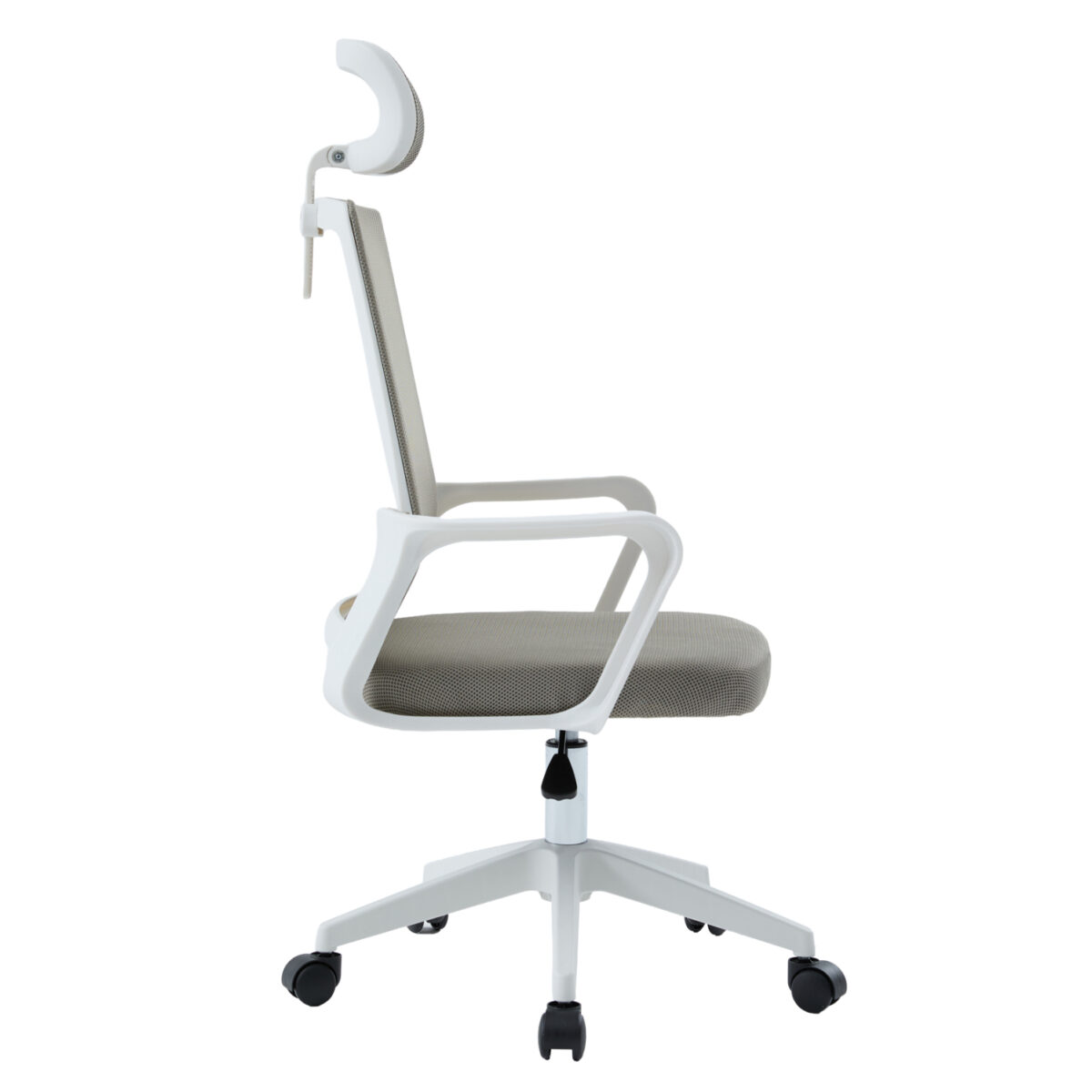 ΚΑΡΕΚΛΑ ΓΡΑΦΕΙΟΥ VELOCITY HM1229.02 ΛΕΥΚΟ PP--ΑΝΟΙΧΤΟ ΓΚΡΙ MESH 61x62x123Υεκ - Image 4