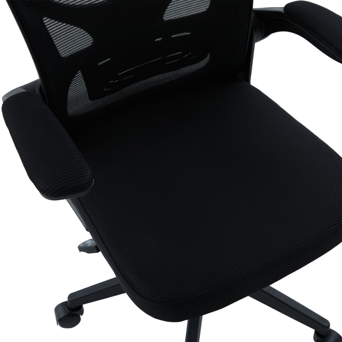 ΚΑΡΕΚΛΑ ΓΡΑΦΕΙΟΥ FLOATER HM1230.01 ΜΑΥΡO MESH & PP 62x62x106-116Υεκ - Image 9