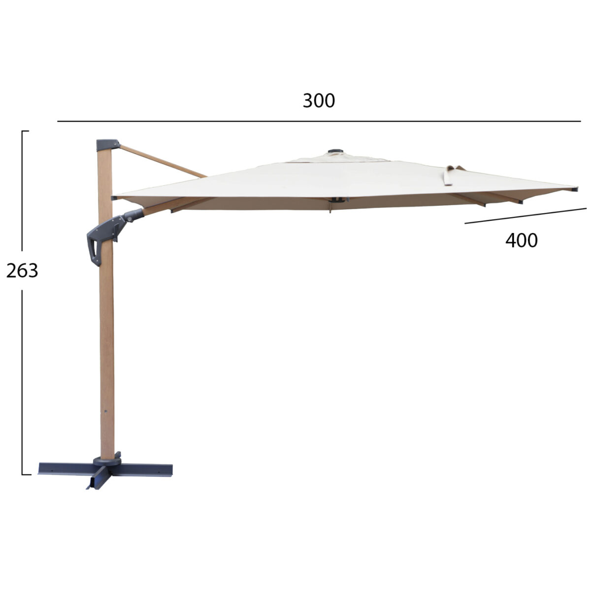 ΟΜΠΡΕΛΑ JAVANTE HM6620.02 HEAT TRANSFER ΑΛΟΥΜ.--ΜΠΕΖ ΠΑΝΙ 300x400x263Yεκ - Image 2