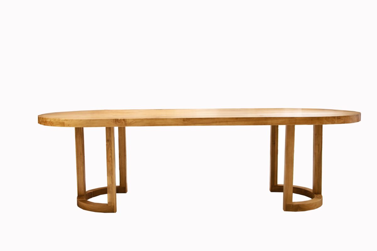 Τραπέζι Teak Pilar 260x105x75cm - Image 5