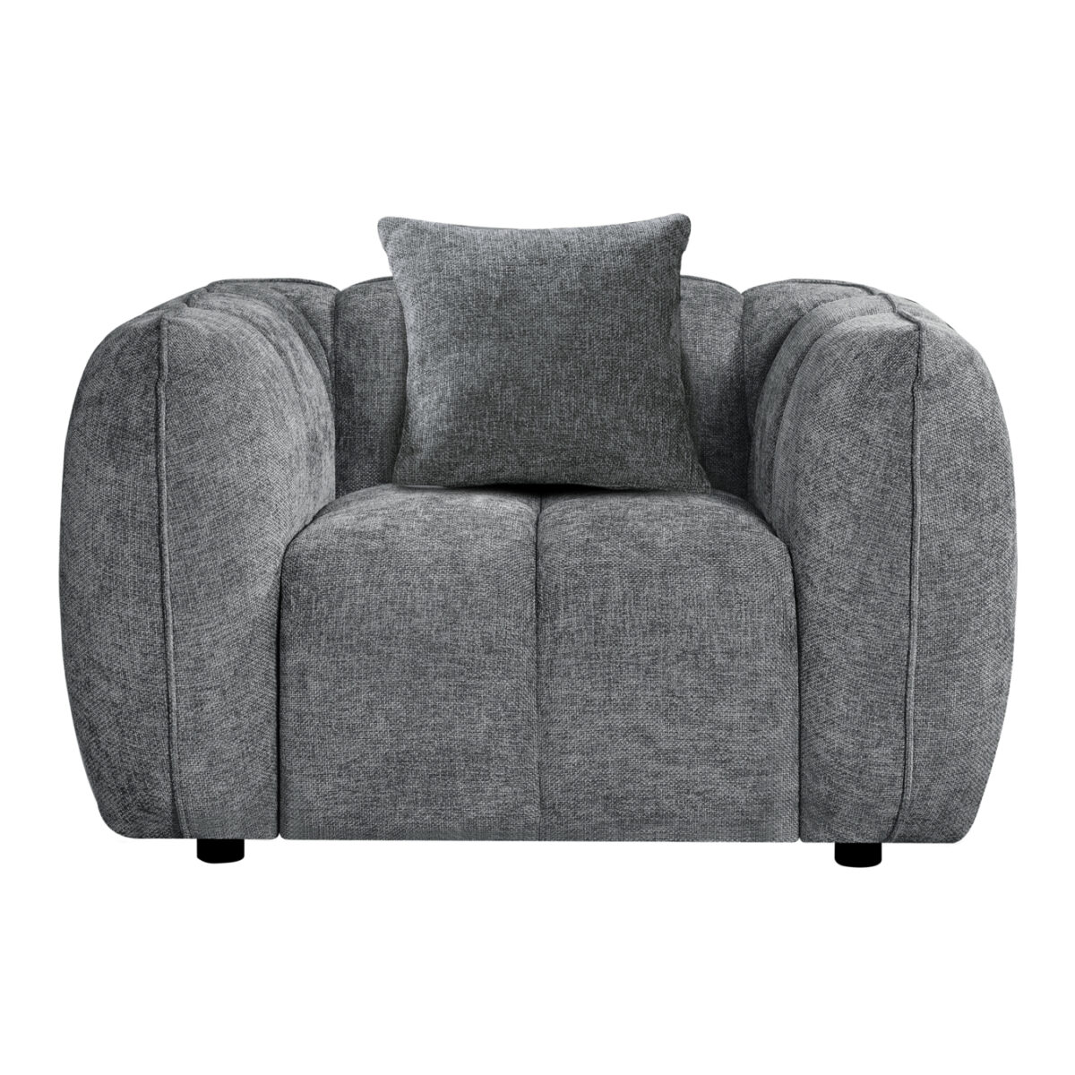 ΣΕΤ ΚΑΝΑΠΕΣ ΓΩΝΙΑ (ΔΕΞΙΑ)-ΠΟΛΥΘΡΟΝΑ LOUNGE LYKKE HM10820.01R ΓΚΡΙ ΥΦΑΣΜΑ - Image 4
