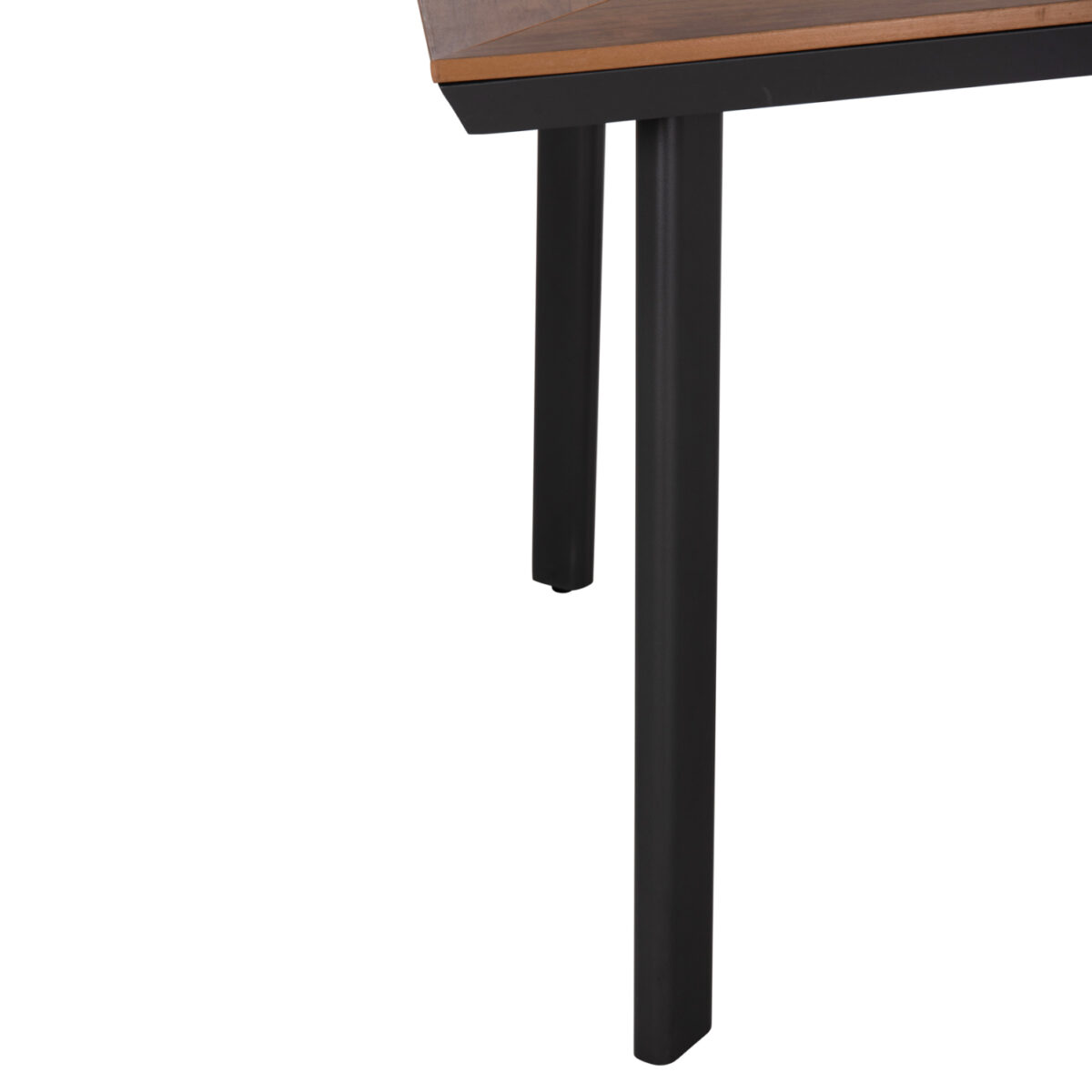 ΣΕΤ ΤΡΑΠΕΖΑΡΙΑΣ 9ΤΜΧ MAGNET HM10828.01 ΑΛΟΥΜΙΝΙΟ ΣΚΟΥΡΟ ΓΚΡΙ--POLYWOOD--P.E.ΣΧΟΙΝΙ - Image 9