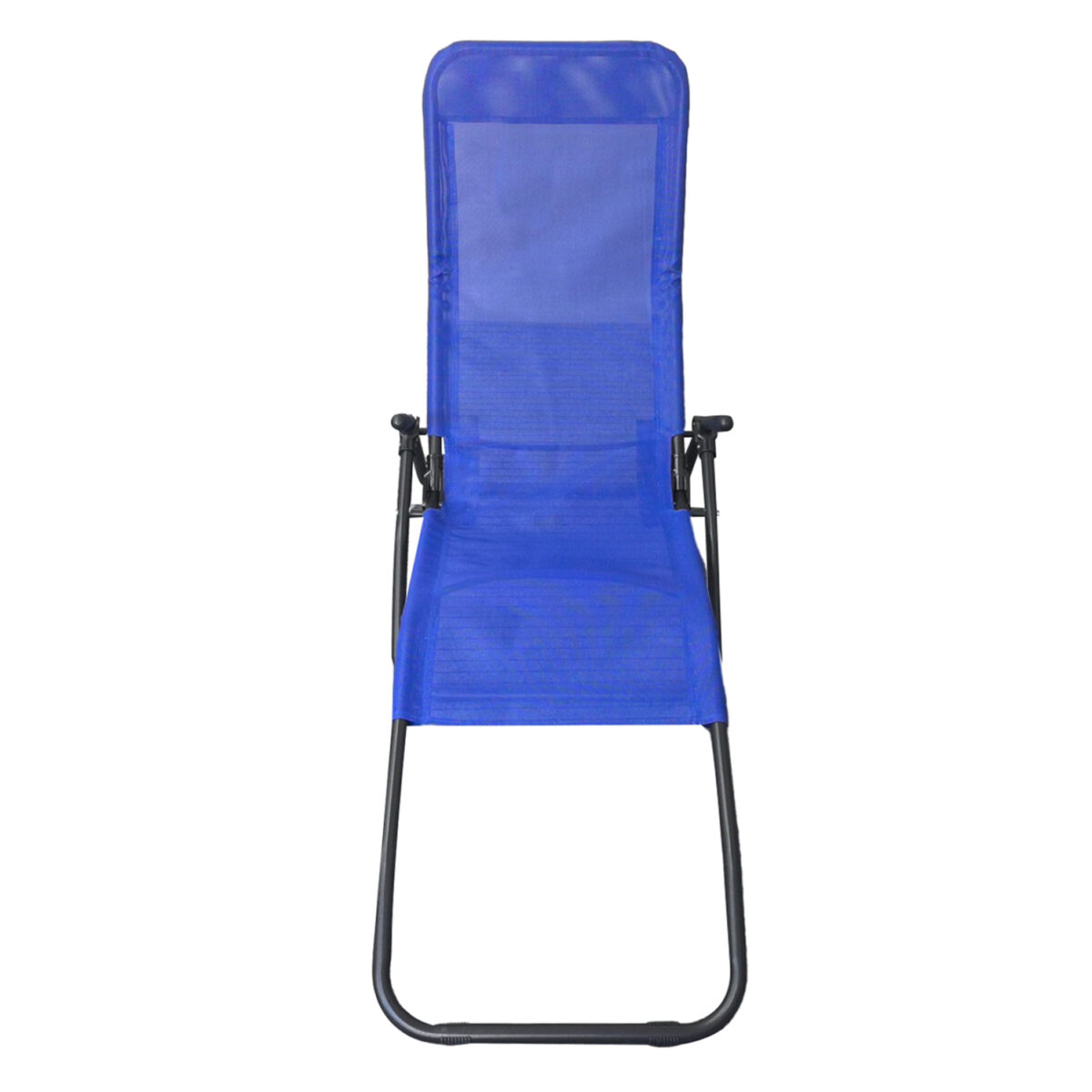 ΞΑΠΛΩΣΤΡΑ ΚΟΥΝΙΣΤΗ SWINGSAND HM6553.05 ΜΠΛΕ TEXTILENE--ΜΑΥΡΟ ΜΕΤΑΛΛΟ 142x60x95Υεκ - Image 3
