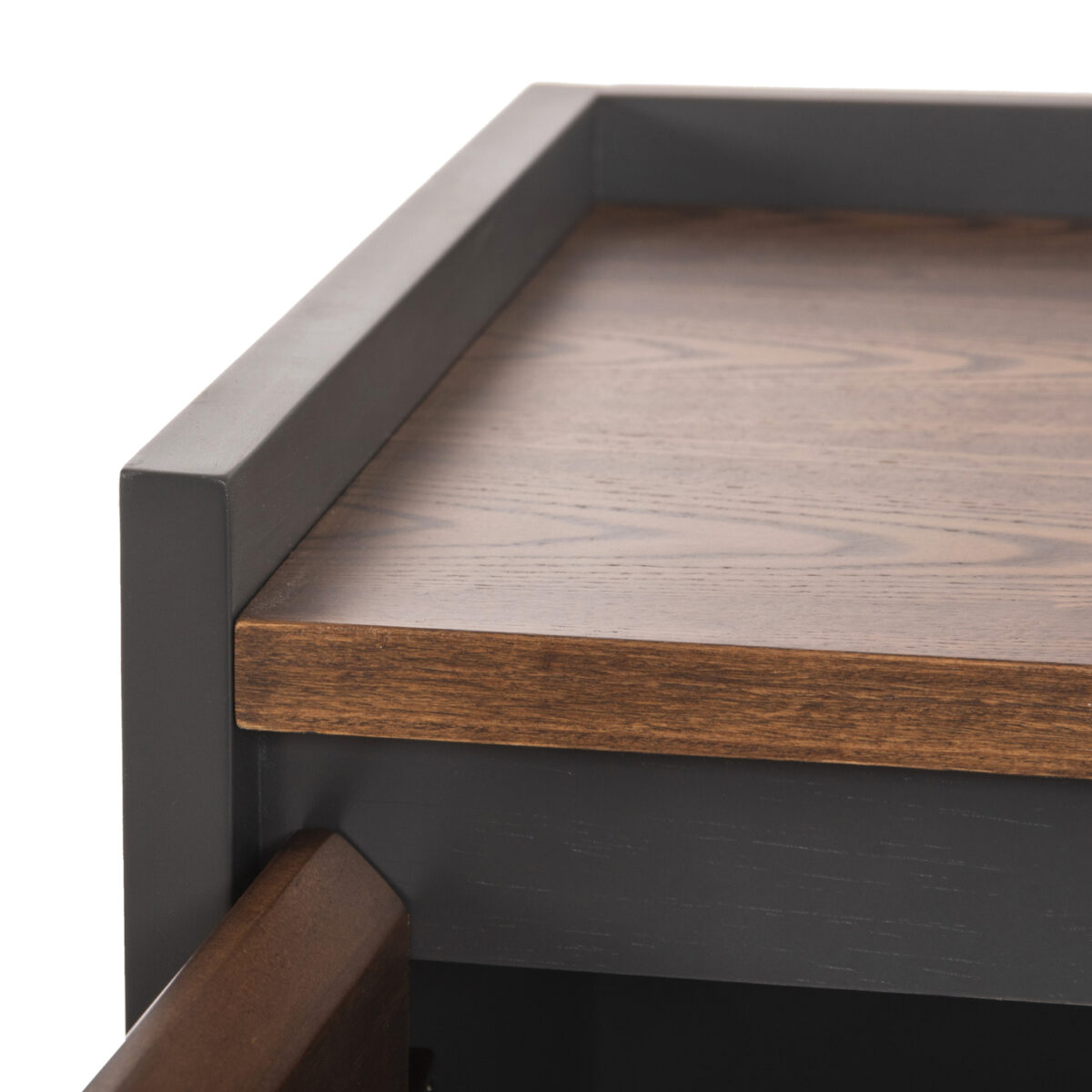 ΕΠΙΠΛΟ ΤΗΛΕΟΡΑΣΗΣ VEEN HM9741 MDF ΜΕ ΚΑΠΛΑΜΑ ΚΑΡΥΔΙΑΣ-ΚΑΡΥΔΙ&ΣΚΟΥΡΟ ΓΚΡΙ 170x40x50Υ - Image 7