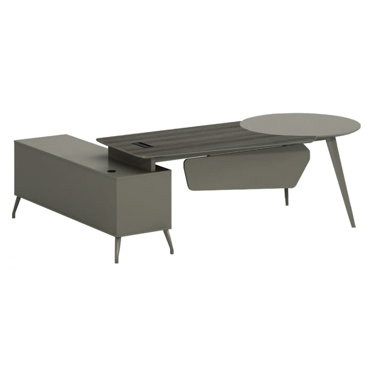 ΓΡΑΦΕΙΟ ΕΠΑΓΓΕΛΜΑΤΙΚΟ LUX SERIES 237X160X75Yεκ. ΔΕΞΙΑ ΓΩΝΙΑ ΣΤΑΧΤΙ ΜΟΚΑ HM2117R