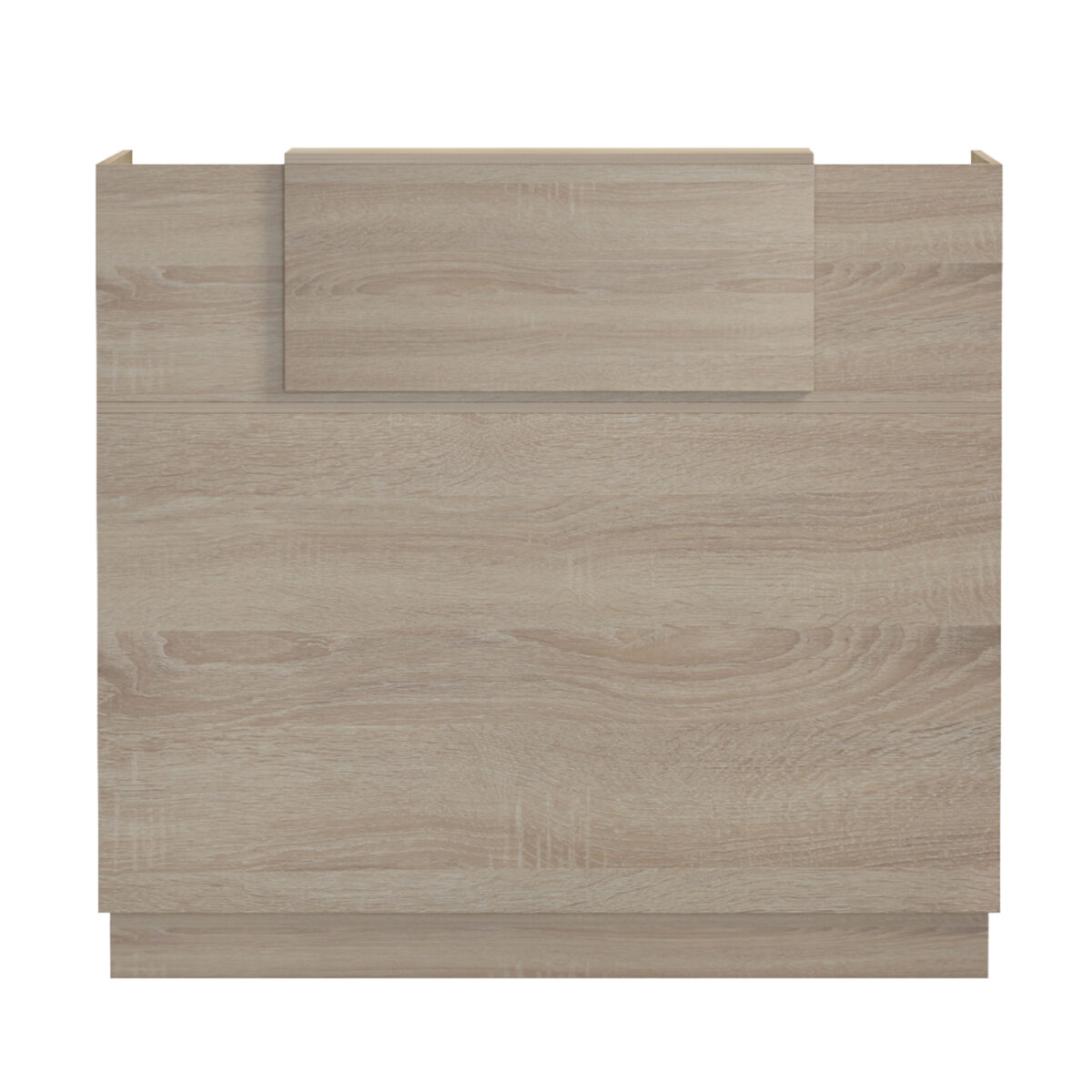 ΓΡΑΦΕΙΟ ΥΠΟΔΟΧΗΣ (RECEPTION) BARRY HM2152.01 ΜΕΛΑΜΙΝΗ ΣΕ SONAMA 120x70x110Υεκ. - Image 3