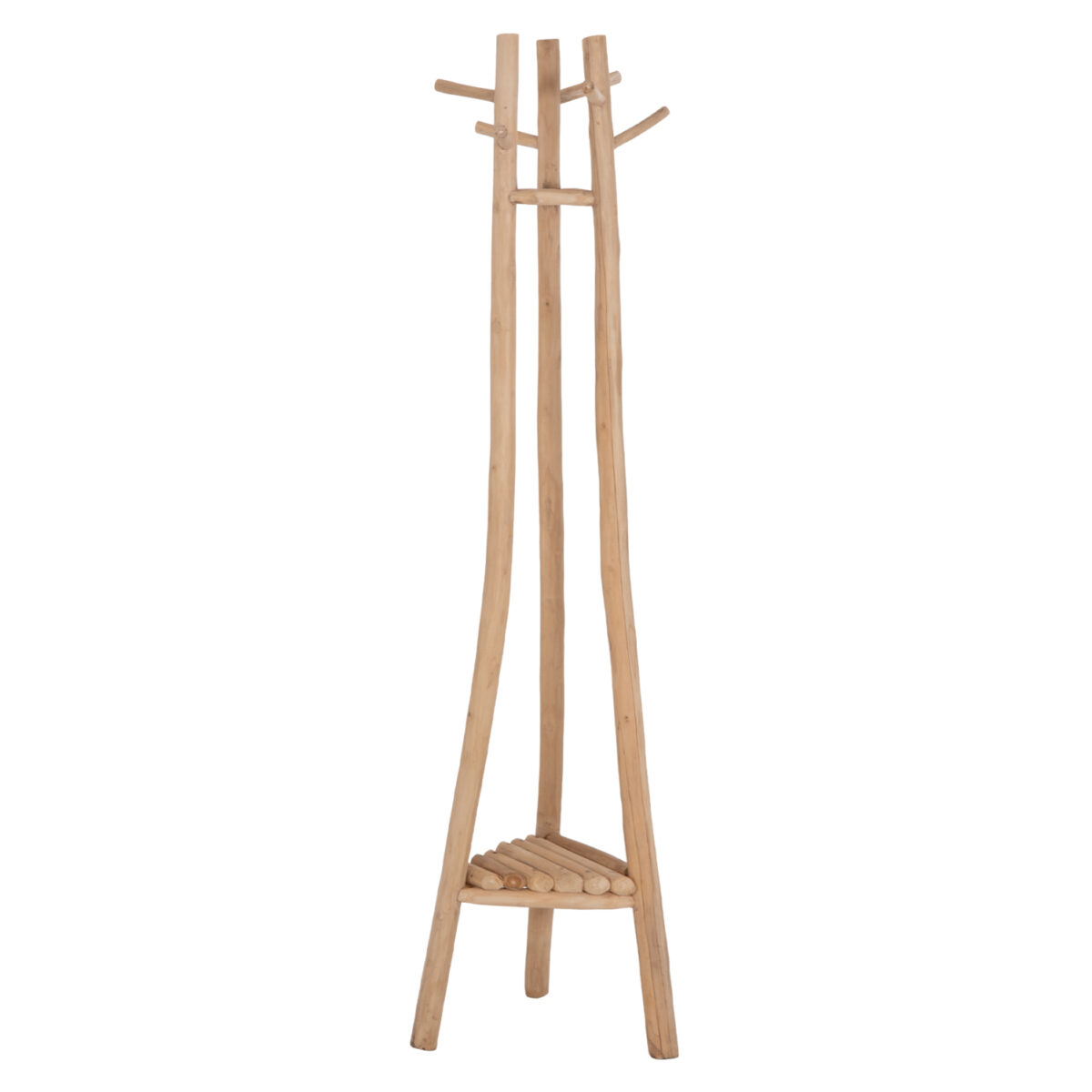 ΚΑΛΟΓΕΡΟΣ ΜΕ 3 ΚΟΛΩΝΕΣ TRIDEM HM4881 ΞΥΛΟ TEAK ΣΕ ΦΥΣΙΚΟ 52x52x200Υεκ. - Image 3