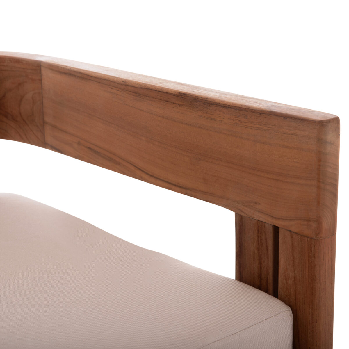 ΚΑΝΑΠΕΣ ΔΙΘΕΣΙΟΣ ΣΕΙΡΑ KIOTO HM6381 ΞΥΛΟ TEAK ΦΥΣΙΚΟ-ΜΠΕΖ ΜΑΞΙΛΑΡΙΑ 140x77x72Υεκ. - Image 9