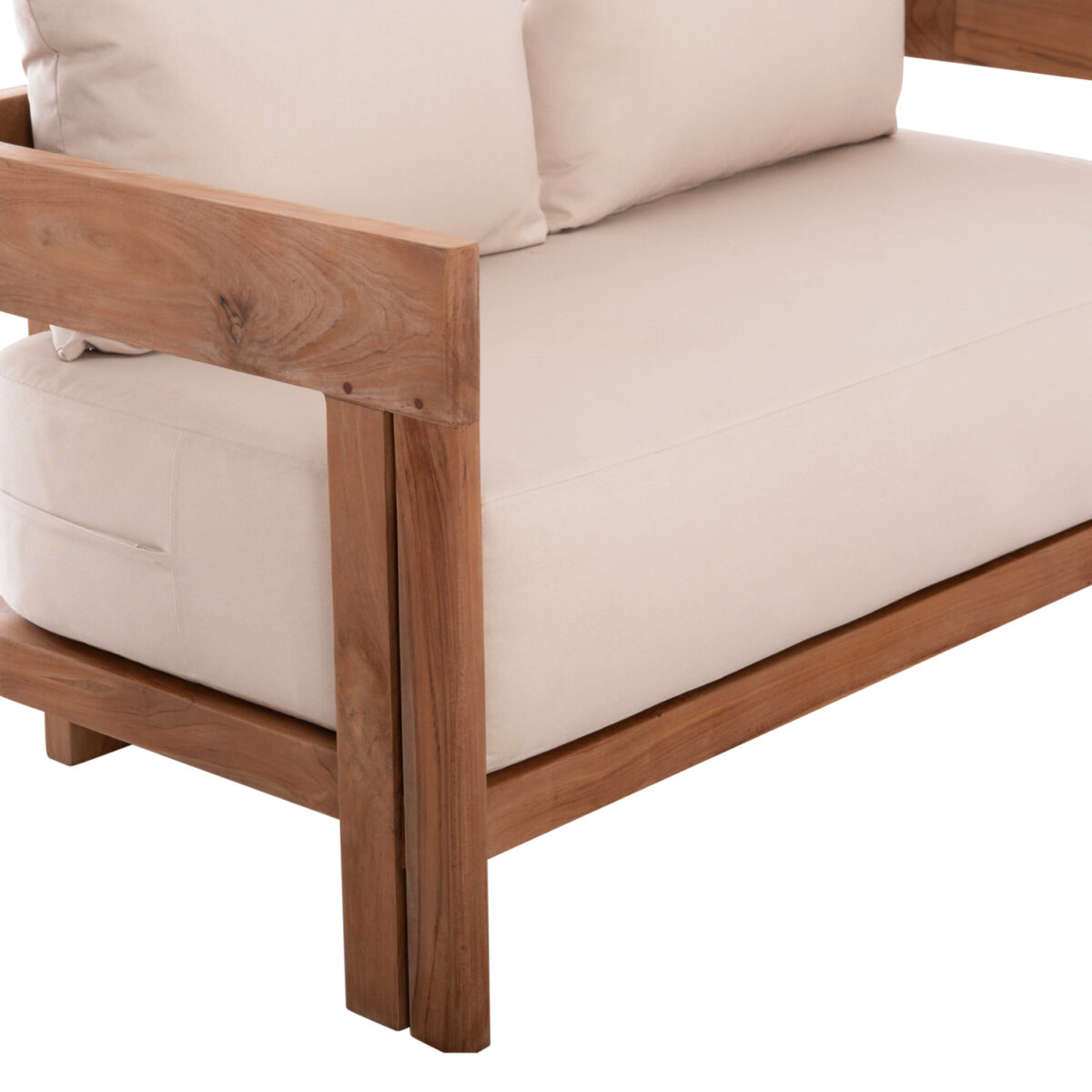 ΚΑΝΑΠΕΣ ΔΙΘΕΣΙΟΣ ΣΕΙΡΑ KIOTO HM6381 ΞΥΛΟ TEAK ΦΥΣΙΚΟ-ΜΠΕΖ ΜΑΞΙΛΑΡΙΑ 140x77x72Υεκ. - Image 10