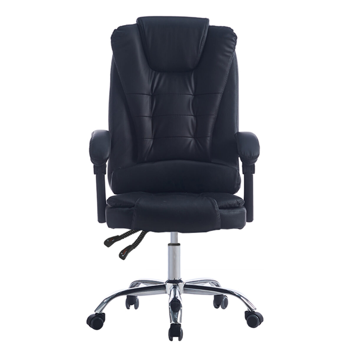 ΚΑΡΕΚΛΑ ΓΡΑΦΕΙΟΥ ΔΙΕΥΘΥΝΤΙΚΗ KYRON HM1221.01 ΜΑΥΡO PU--ΒΑΣΗ ΧΡΩΜΙΟΥ 65x46x112Υεκ - Image 3