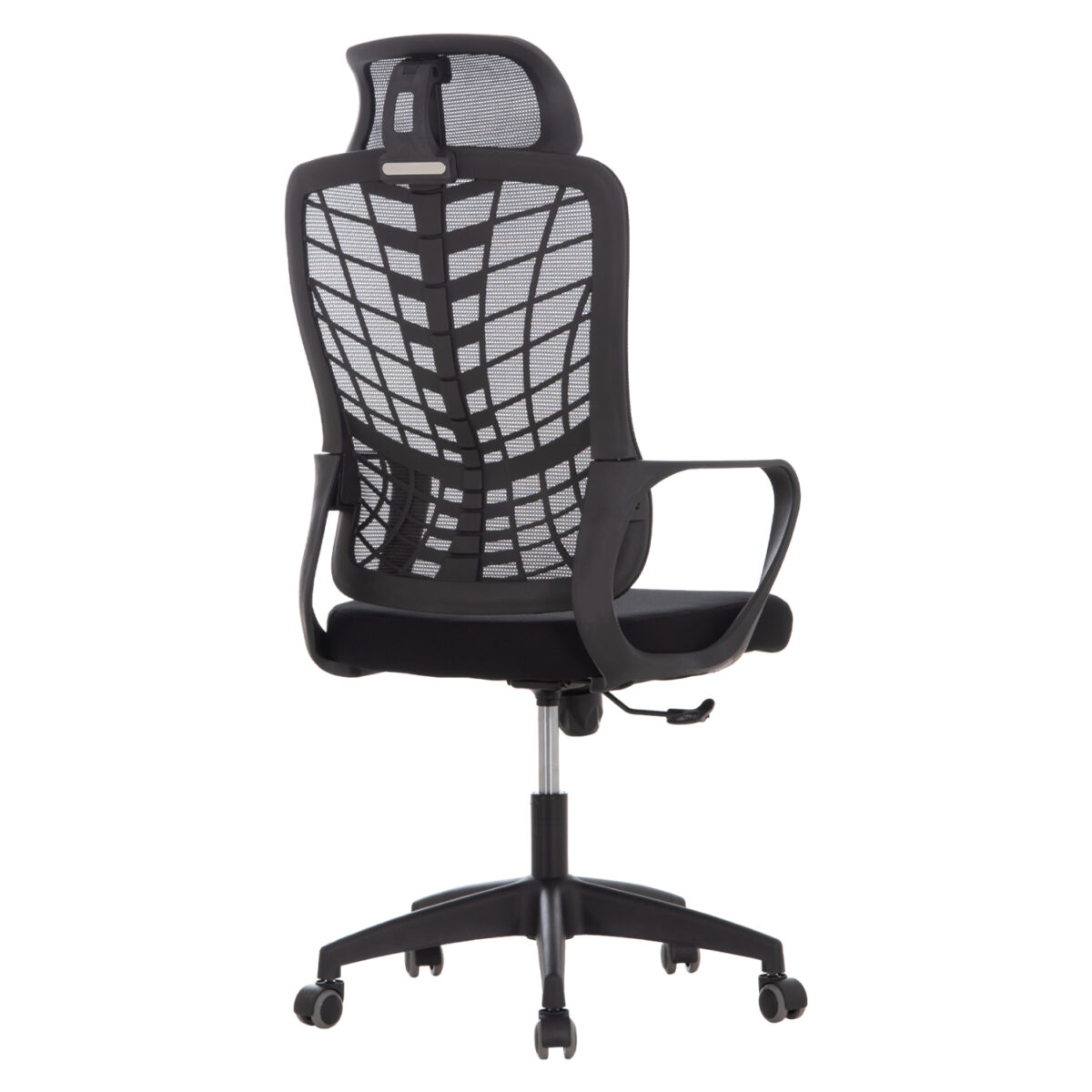 ΚΑΡΕΚΛΑ ΓΡΑΦΕΙΟΥ ELVAR HM1219.01 ΜΑΥΡO MESH--ΒΑΣΗ ΠΟΛΥΠΡΟΠΥΛΕΝΙΟΥ 63x56x125Υεκ - Image 5
