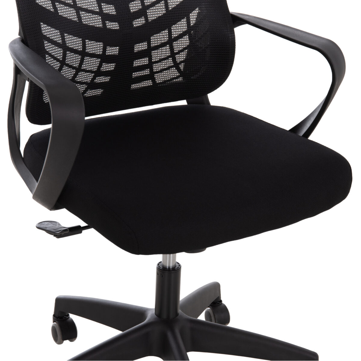 ΚΑΡΕΚΛΑ ΓΡΑΦΕΙΟΥ ELVAR HM1219.01 ΜΑΥΡO MESH--ΒΑΣΗ ΠΟΛΥΠΡΟΠΥΛΕΝΙΟΥ 63x56x125Υεκ - Image 8