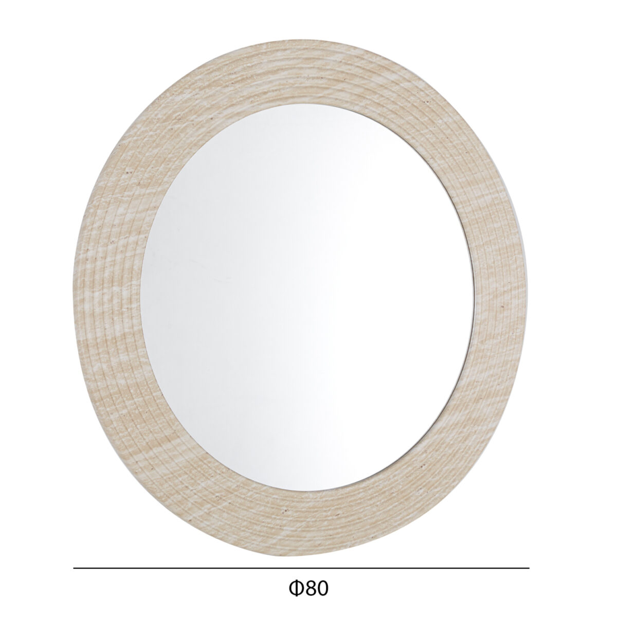 ΚΑΘΡΕΠΤΗΣ ΤΟΙΧΟΥ FONTE HM4880 ΠΛΑΙΣΙΟ MDF ΜΕ PVC ΣΕ ΧΡΩΜΑΤΙΣΜΟ ΤΡΑΒΕΡΤΙΝΑΣ Φ80εκ. - Image 3