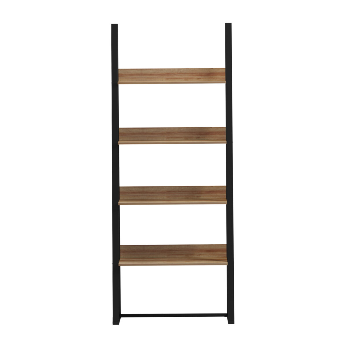 ΡΑΦΙΕΡΑ IZABEL HM18376.01 ΜΕΤΑΛΛΟ--ΜΕΛΑΜΙΝΗ ΣΕ OAK 75x36x185Υεκ. - Image 3