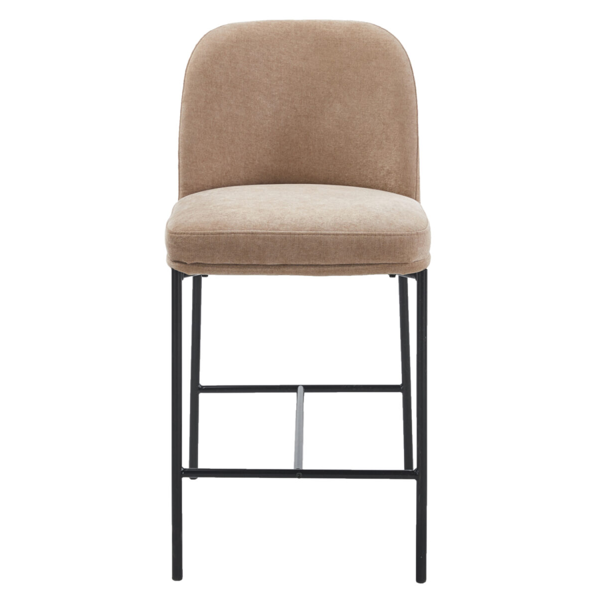 ΣΚΑΜΠΟ ΜΠΑΡ ΜΕΣ.ΥΨΟΥΣ MANIDO HM18427.02 TAUPE ΥΦΑΣΜΑ-ΜΕΤΑΛ.ΜΑΥΡΟΣ ΣΚΕΛΕΤΟΣ 47x54x94Υεκ - Image 3