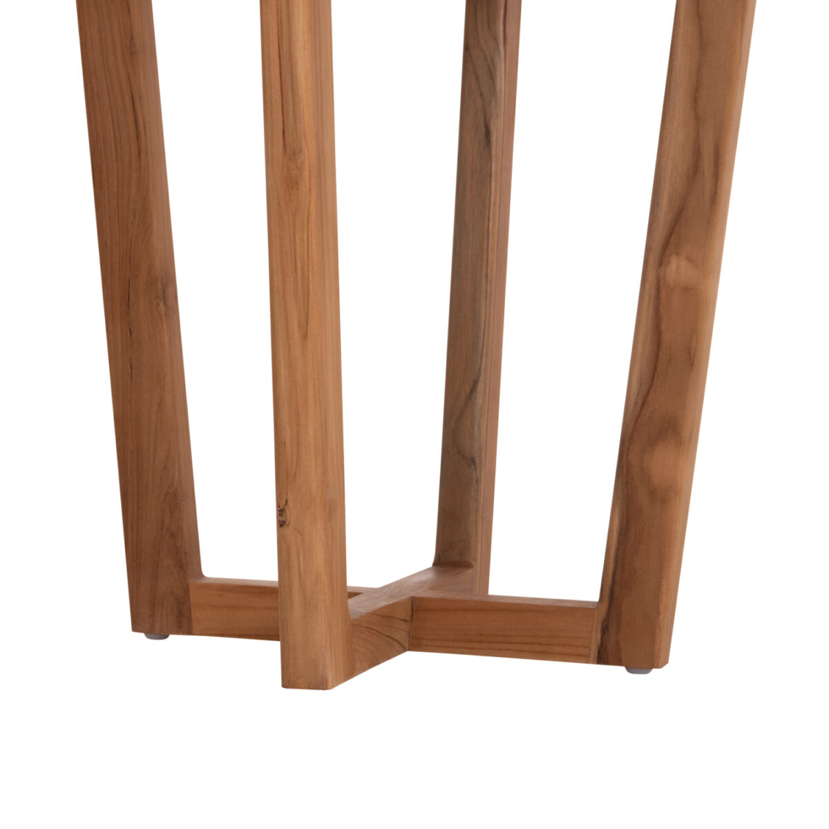 ΤΡΑΠΕΖΙ ΜΕΣΗΣ ΣΤΡΟΓΓΥΛΟ KOLIN HM6650 ΞΥΛΟ TEAK ΦΥΣΙΚΟ Φ65x65Υεκ. - Image 7