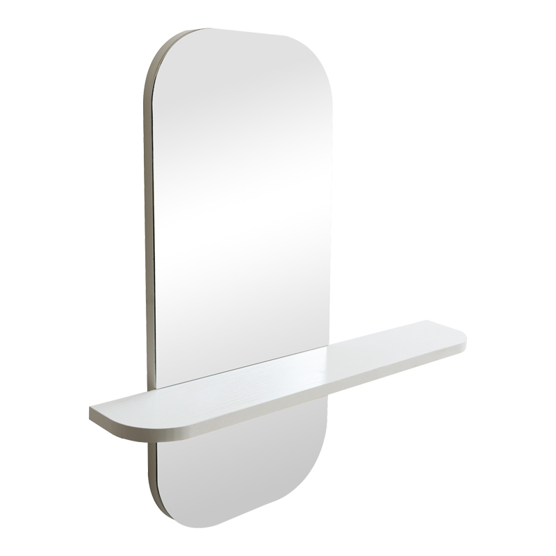 Καθρέπτης Lunaria  λευκό MDF 60x11.5x60εκ