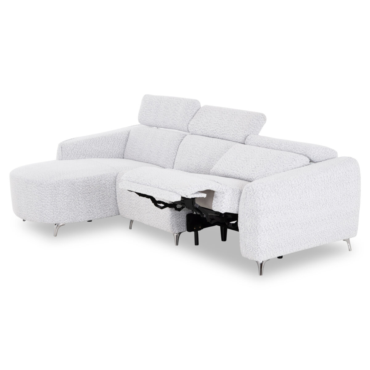 ΚΑΝΑΠΕΣ ΑΡΙΣΤΕΡΗ ΓΩΝΙΑ 3Θ ΜΕ RECLINE VALENTE HM3317.01L ΑΝΟΙΧΤΟ ΓΚΡΙ ΥΦΑΣΜΑ 275x160x104Yεκ - Image 7