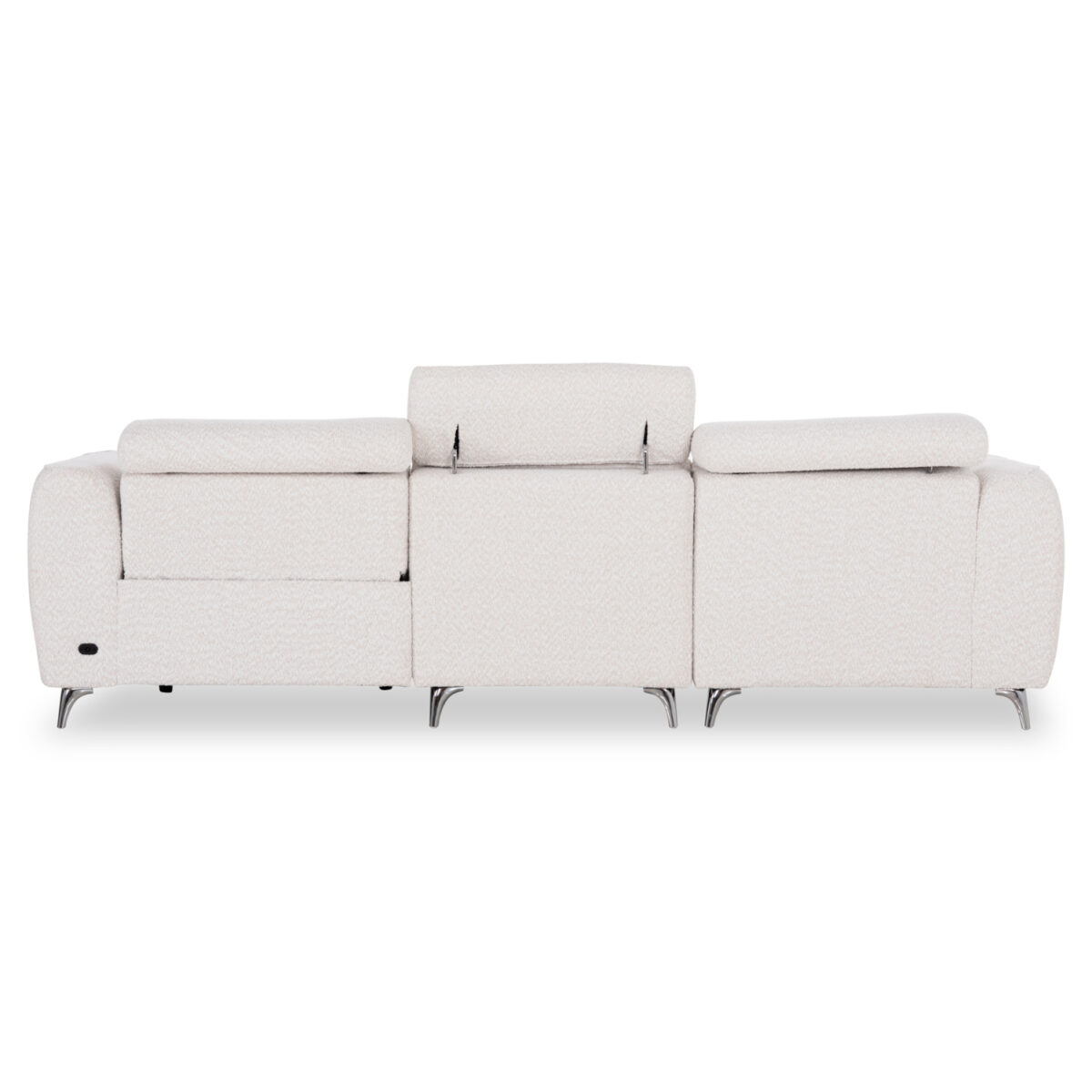 ΚΑΝΑΠΕΣ ΑΡΙΣΤΕΡΗ ΓΩΝΙΑ 3Θ ΜΕ RECLINE VALENTE HM3317.02L ΜΠΕΖ ΥΦΑΣΜΑ 275x160x104Yεκ - Image 6