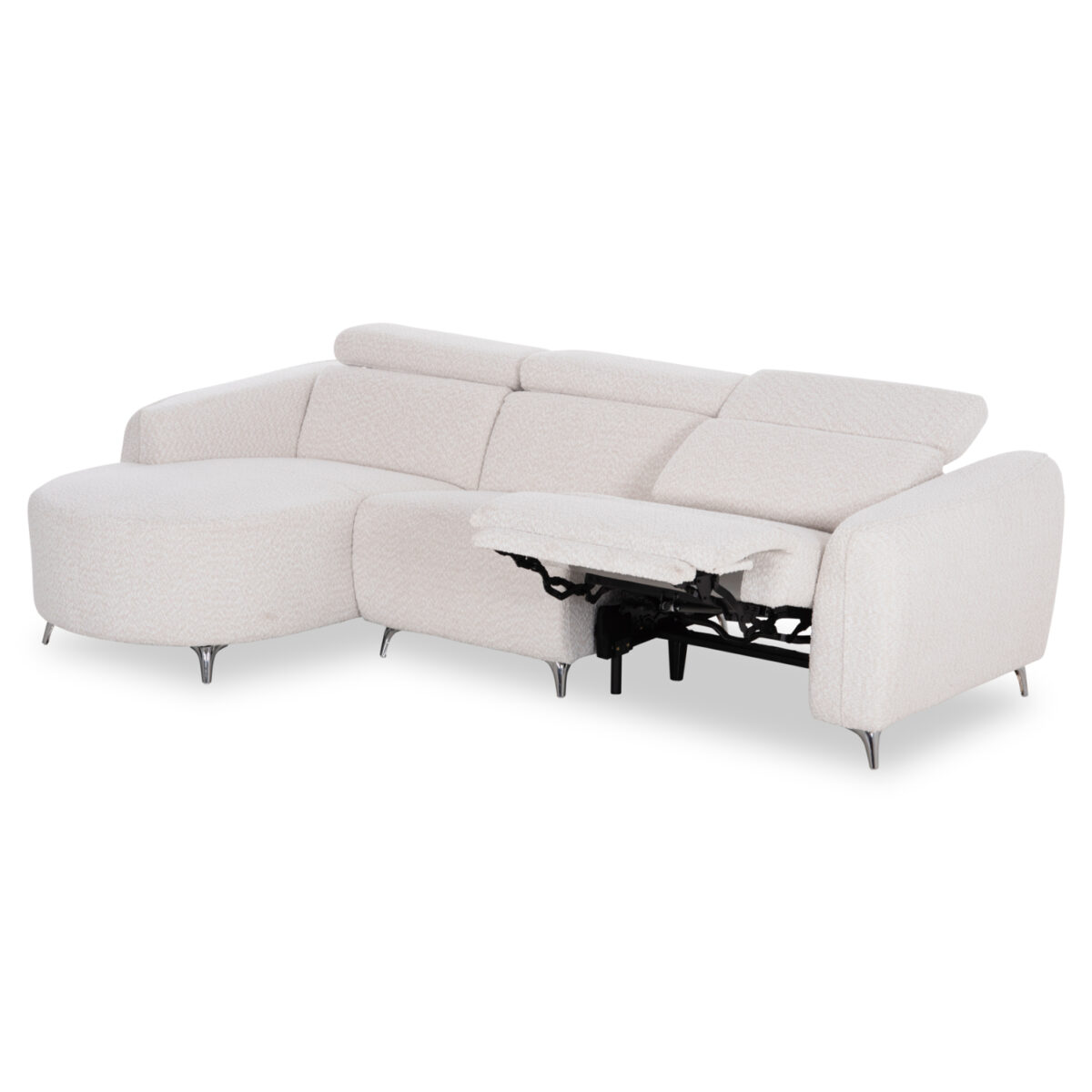 ΚΑΝΑΠΕΣ ΑΡΙΣΤΕΡΗ ΓΩΝΙΑ 3Θ ΜΕ RECLINE VALENTE HM3317.02L ΜΠΕΖ ΥΦΑΣΜΑ 275x160x104Yεκ - Image 7