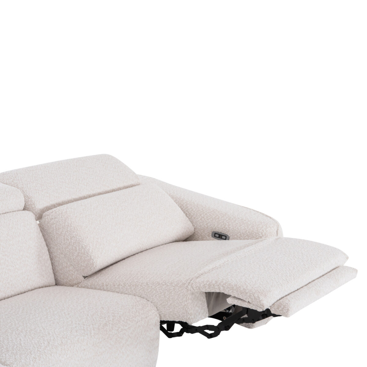 ΚΑΝΑΠΕΣ ΑΡΙΣΤΕΡΗ ΓΩΝΙΑ 3Θ ΜΕ RECLINE VALENTE HM3317.02L ΜΠΕΖ ΥΦΑΣΜΑ 275x160x104Yεκ - Image 9