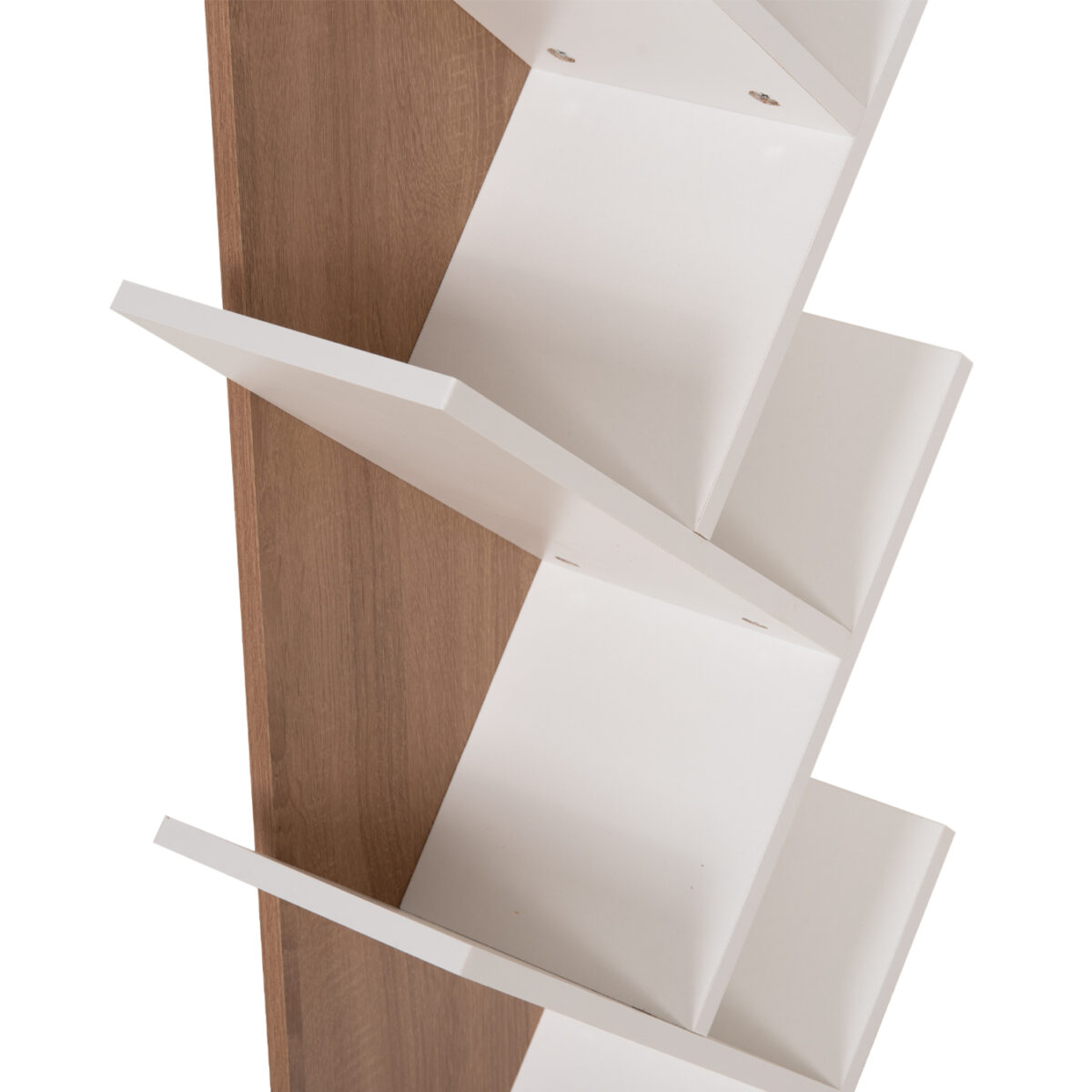 ΒΙΒΛΙΟΘΗΚΗ LIANA HM9028.14 ΜΕΛΑΜΙΝΗ SONAMA/ΛΕΥΚΟ 46x22x128,5Yεκ. - Image 10