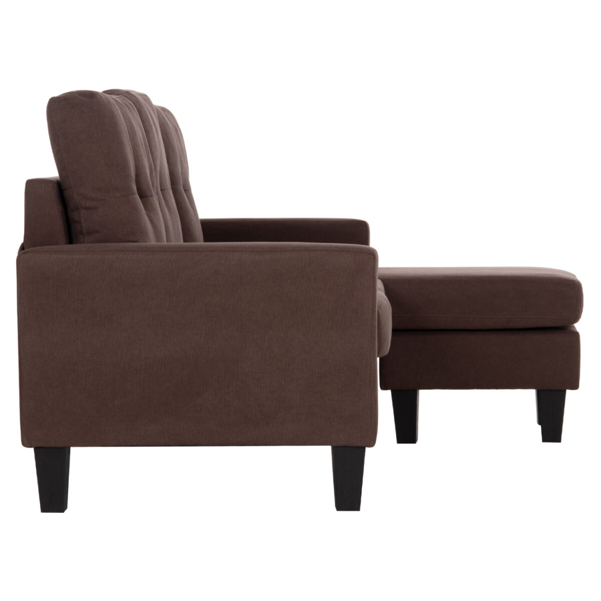 ΚΑΝΑΠΕΣ ΓΩΝΙΑ ΑΝΑΣΤΡΕΨΙΜΗ MEGGY HM3297.12 ΚΑΦΕ ΥΦΑΣΜΑ 184.5x129x86Yεκ. - Image 5