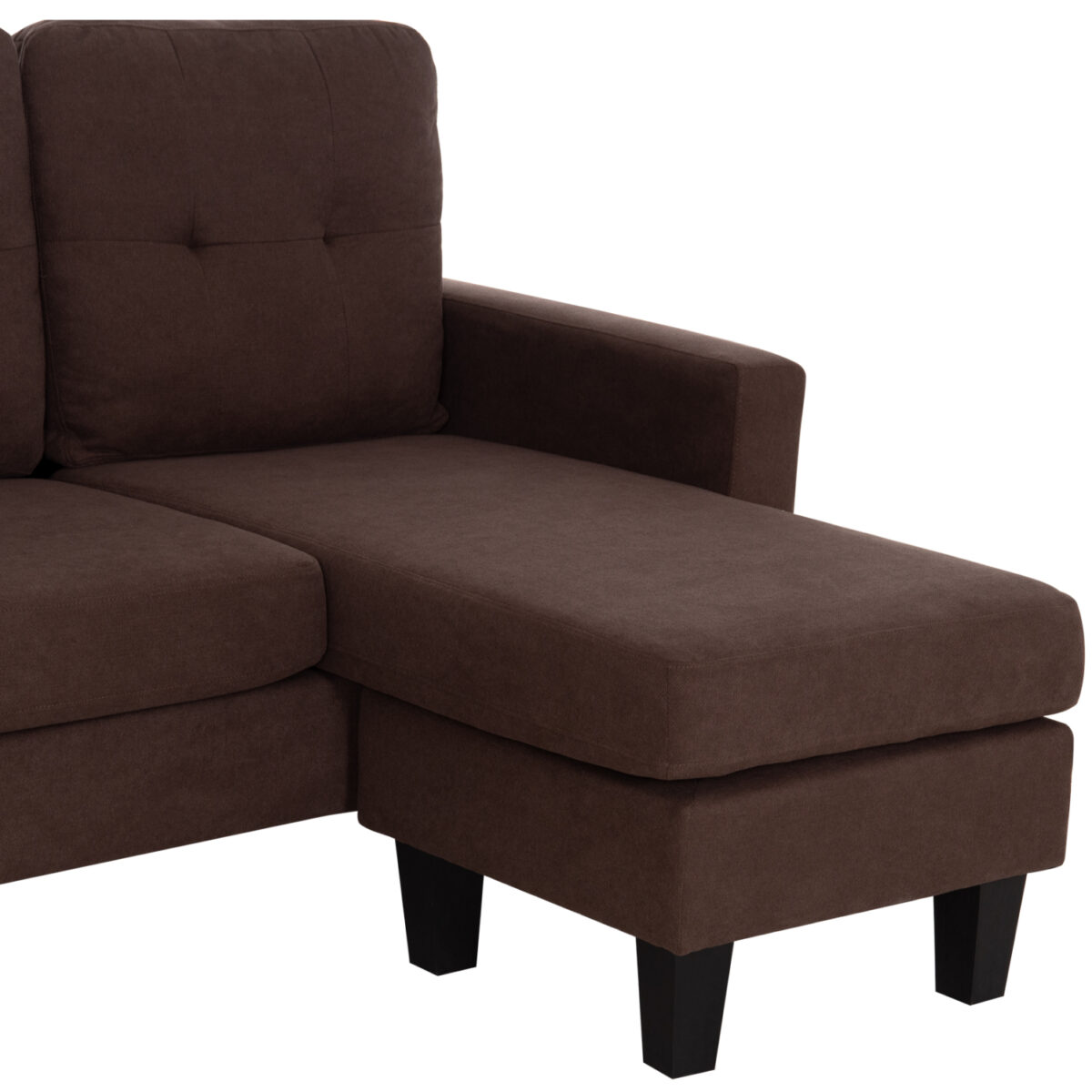 ΚΑΝΑΠΕΣ ΓΩΝΙΑ ΑΝΑΣΤΡΕΨΙΜΗ MEGGY HM3297.12 ΚΑΦΕ ΥΦΑΣΜΑ 184.5x129x86Yεκ. - Image 9