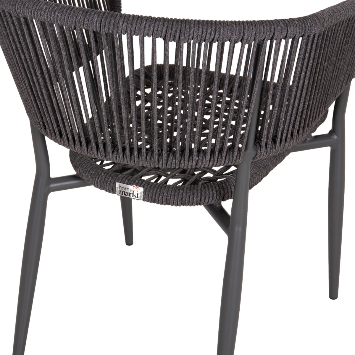ΠΟΛΥΘΡΟΝΑ ΑΛΟΥΜΙΝΙΟΥ EULO HM5783.21 ΓΚΡΙ-ΤWISTED RATTAN ΓΚΡΙ 57x63x77Υεκ. - Image 10