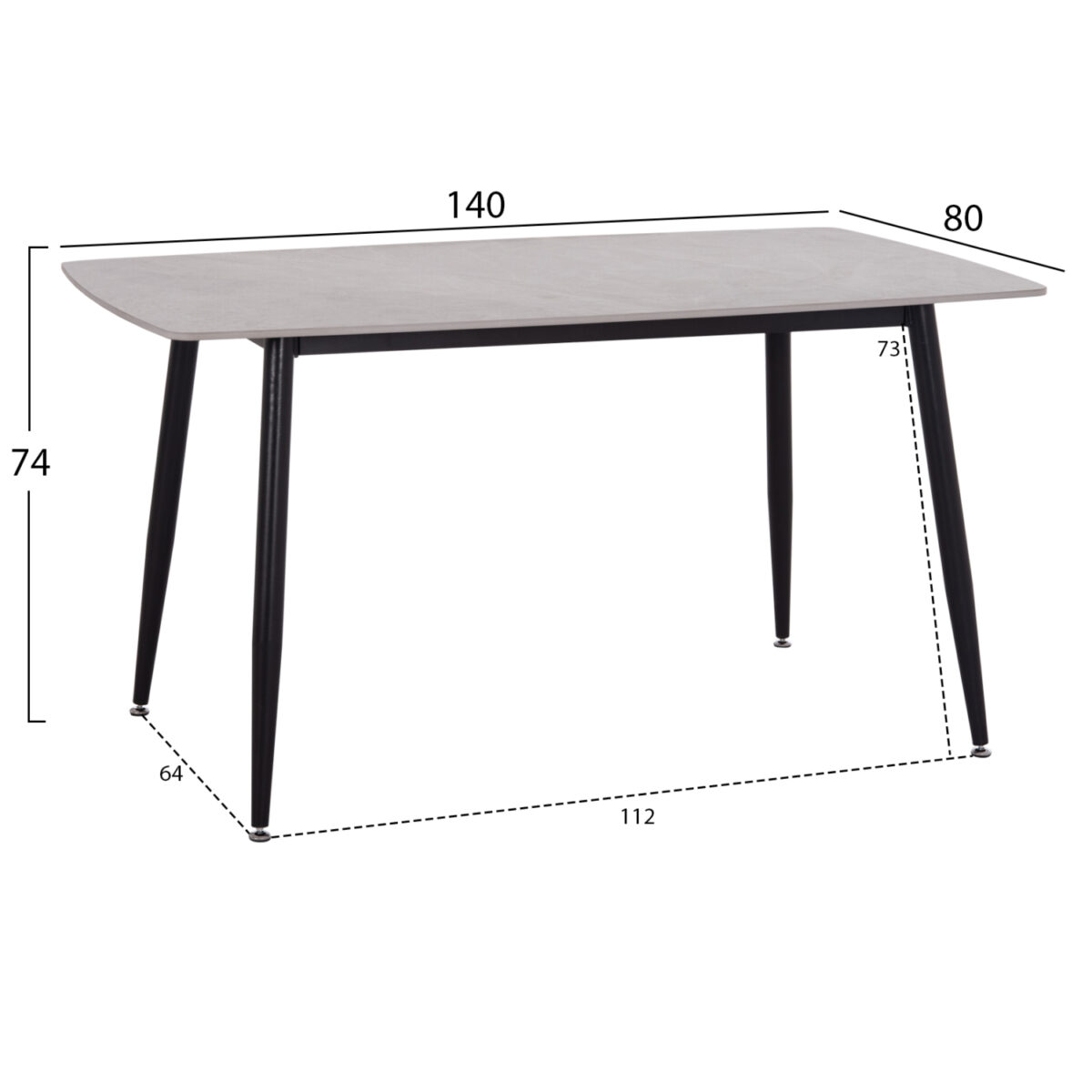ΣΕΤ ΤΡΑΠΕΖΑΡΙΑΣ 5ΤΜΧ RAVEN HM12116.01 ΚΕΡΑΜΙΚΟ TOP ΓΚΡΙ ΜΑΡΜΑΡΟ--ΓΚΡΙ ΒΕΛΟΥΔΟ - Image 2
