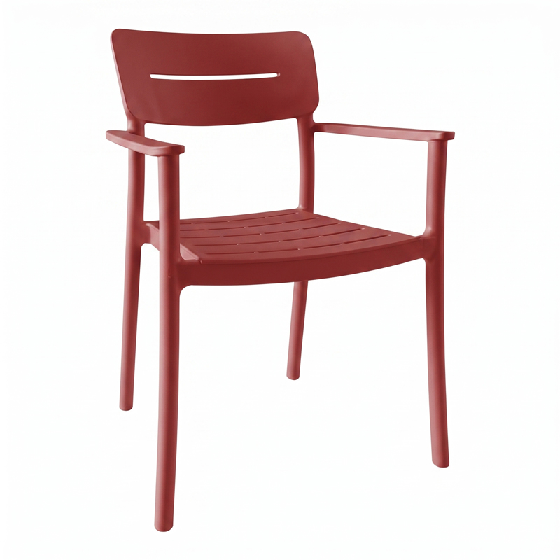 Πολυθρόνα Pilma  terracotta PP 57x54x82εκ