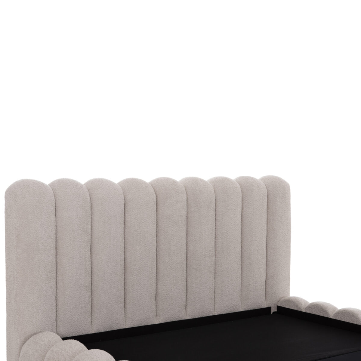 ΚΡΕΒΑΤΙ ΥΠΕΡΔΙΠΛΟ BUBBLE SM758.03 ΜΠΕΖ CHENILLE ΥΦΑΣΜΑ ΓΙΑ ΣΤΡΩΜΑ 180x200εκ - Image 7