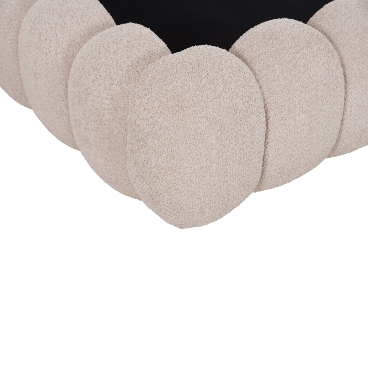 ΚΡΕΒΑΤΙ ΥΠΕΡΔΙΠΛΟ BUBBLE SM758.03 ΜΠΕΖ CHENILLE ΥΦΑΣΜΑ ΓΙΑ ΣΤΡΩΜΑ 180x200εκ - Image 9