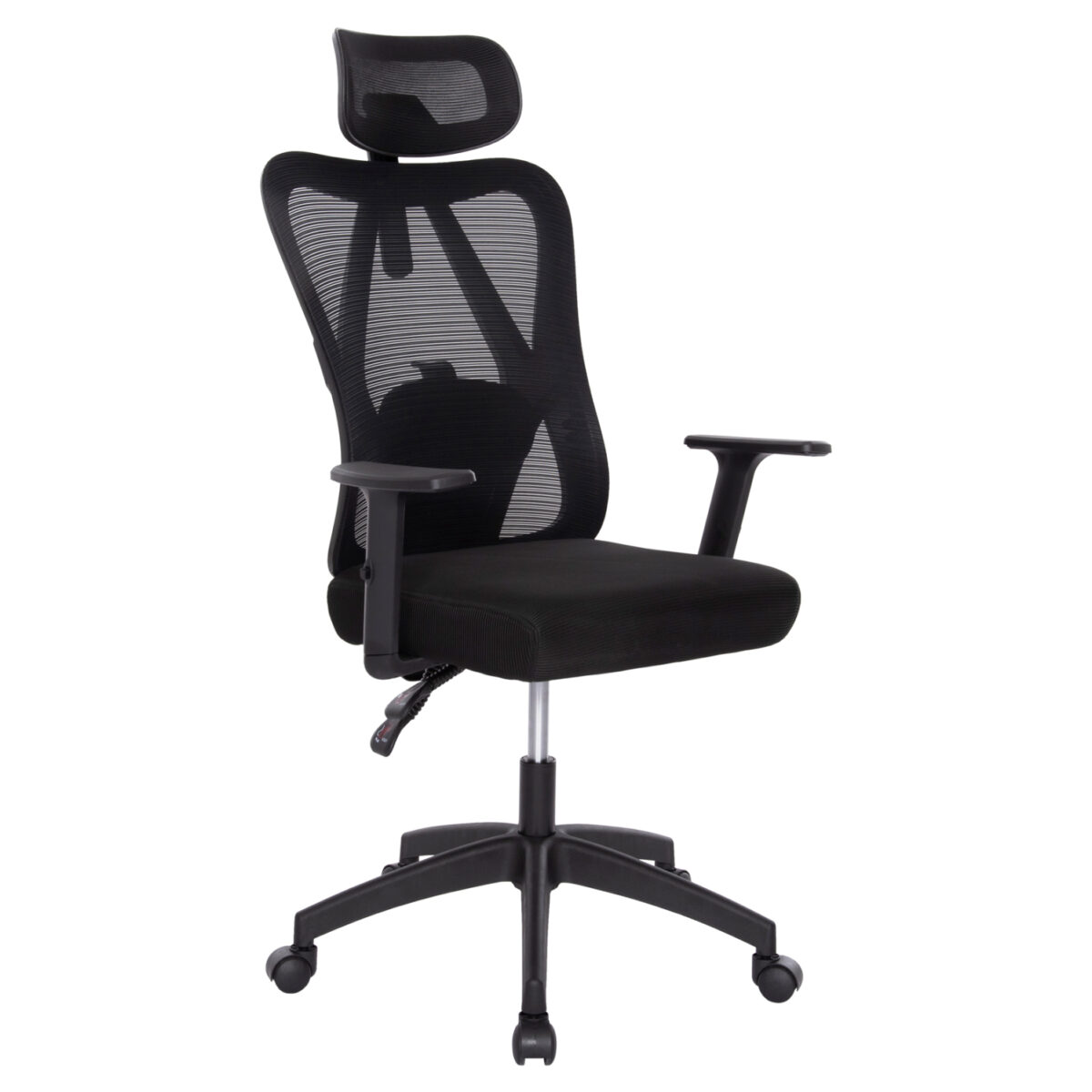 ΚΑΡΕΚΛΑ ΓΡΑΦΕΙΟΥ MEXER HM1195.01 ΜΑΥΡΟ MESH-PP ΒΑΣΗ 68x70x136Υεκ.