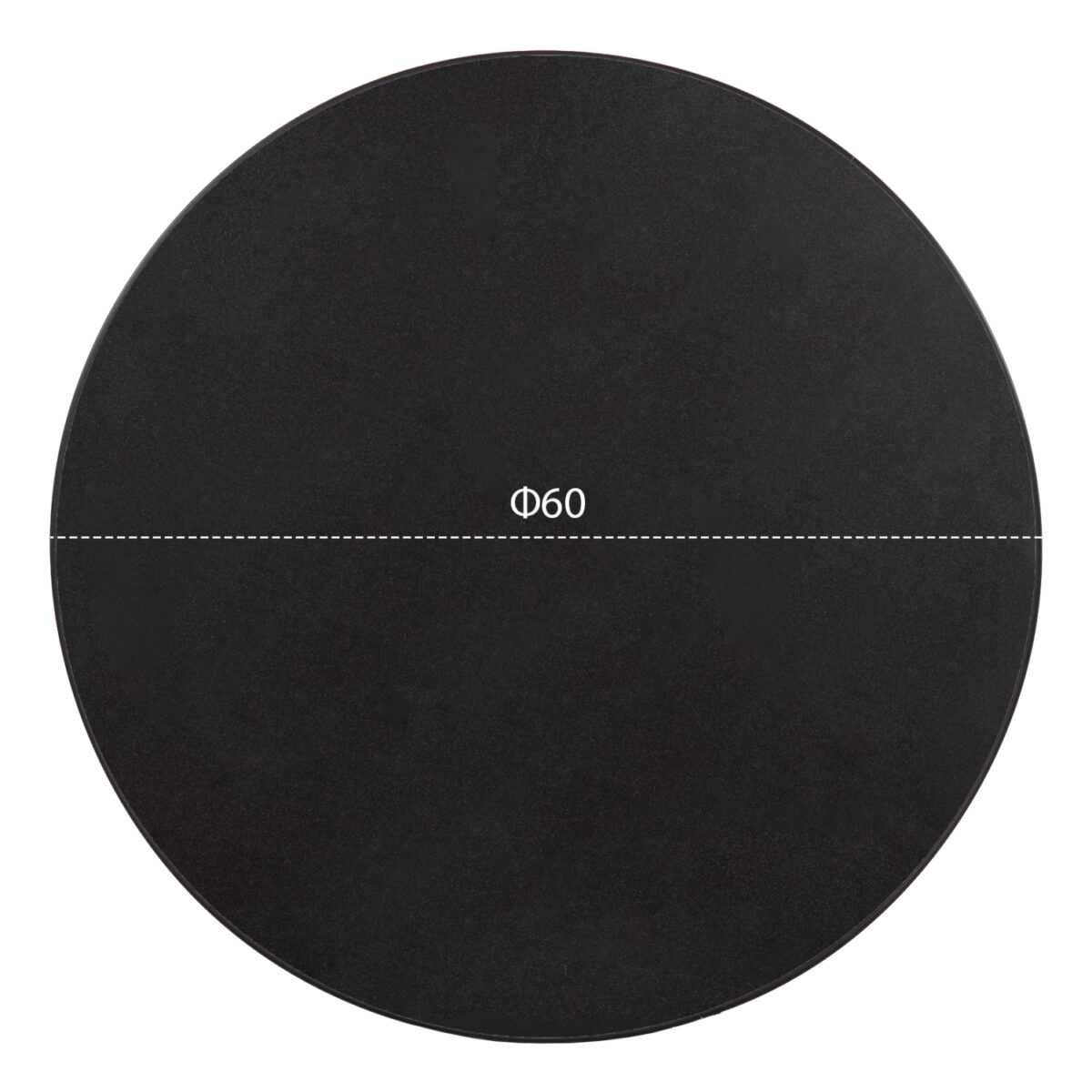 ΕΠΙΦΑΝΕΙΑ ΤΡΑΠΕΖΙΟΥ SINTERED STONE HM6652.01 ΜΕ ΠΛΑΙΣΙΟ ALU ΜΑΥΡO Φ60εκ. - Image 2
