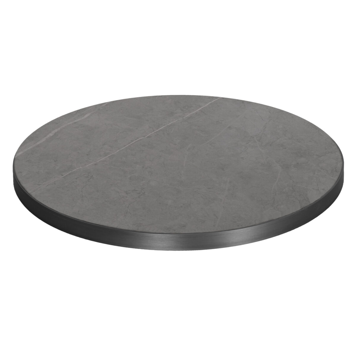 ΕΠΙΦΑΝΕΙΑ ΤΡΑΠΕΖΙΟΥ SINTERED STONE HM6653.05 ΜΕ ΠΛΑΙΣΙΟ ALU ΓΚΡΙ Φ70εκ.