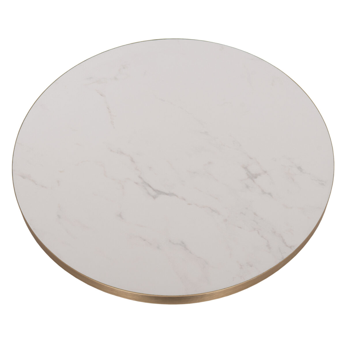ΕΠΙΦΑΝΕΙΑ ΤΡΑΠΕΖΙΟΥ SINTERED STONE HM6652.12 ΜΕ ΠΛΑΙΣΙΟ ALU ΧΡΥΣΟ Φ60εκ. - Image 3