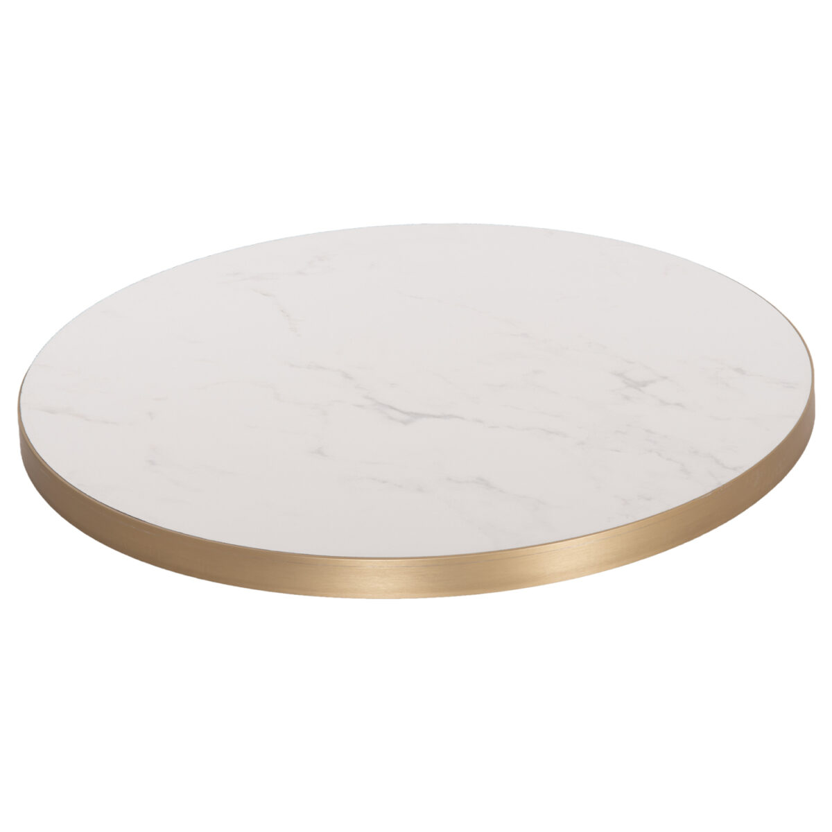 ΕΠΙΦΑΝΕΙΑ ΤΡΑΠΕΖΙΟΥ SINTERED STONE HM6653.12 ΜΕ ΠΛΑΙΣΙΟ ALU ΧΡΥΣΟ Φ70εκ. - Image 3