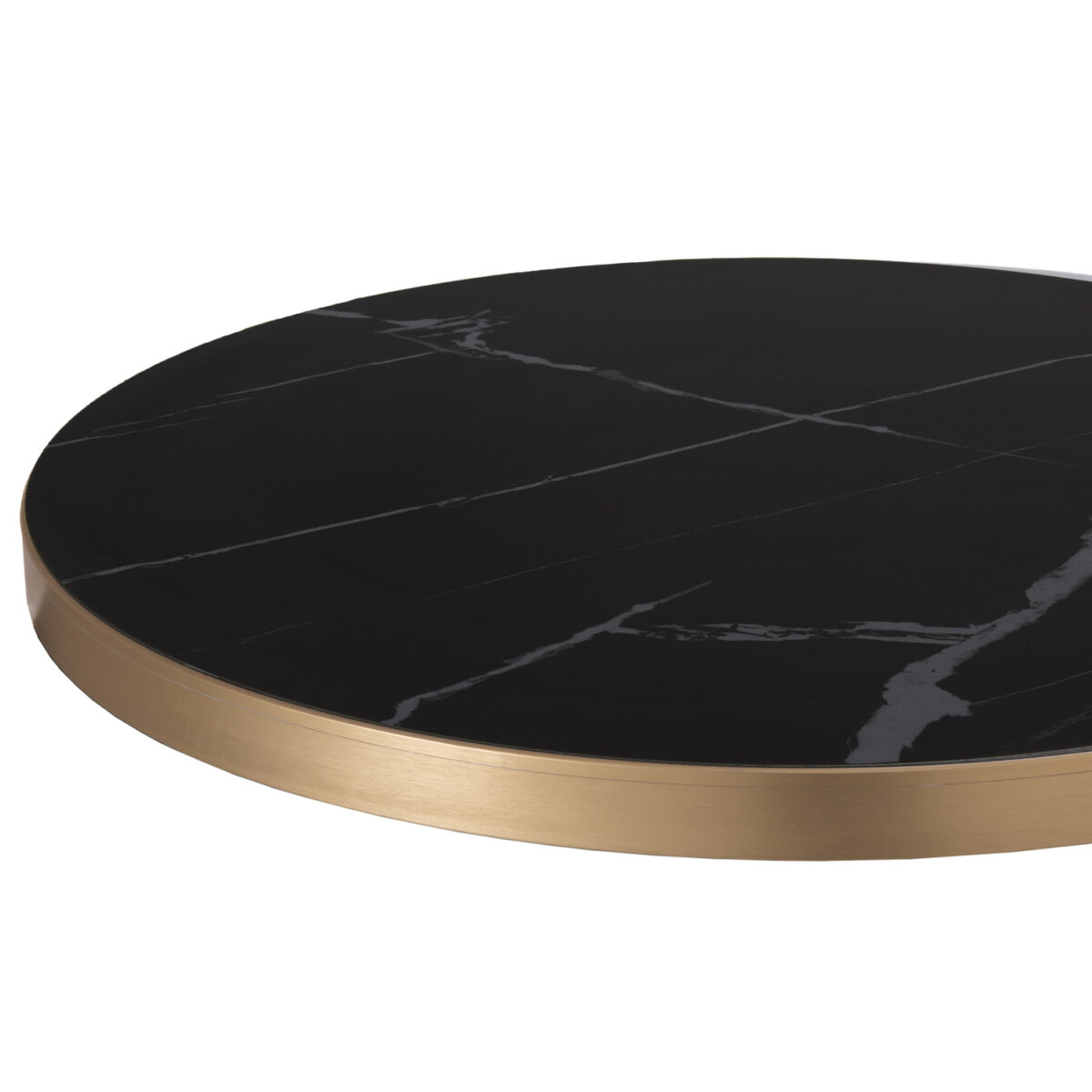 ΕΠΙΦΑΝΕΙΑ ΤΡΑΠΕΖΙΟΥ SINTERED STONE HM6653.13 ΜΕ ΠΛΑΙΣΙΟ ALU ΧΡΥΣΟ Φ70εκ. - Image 4