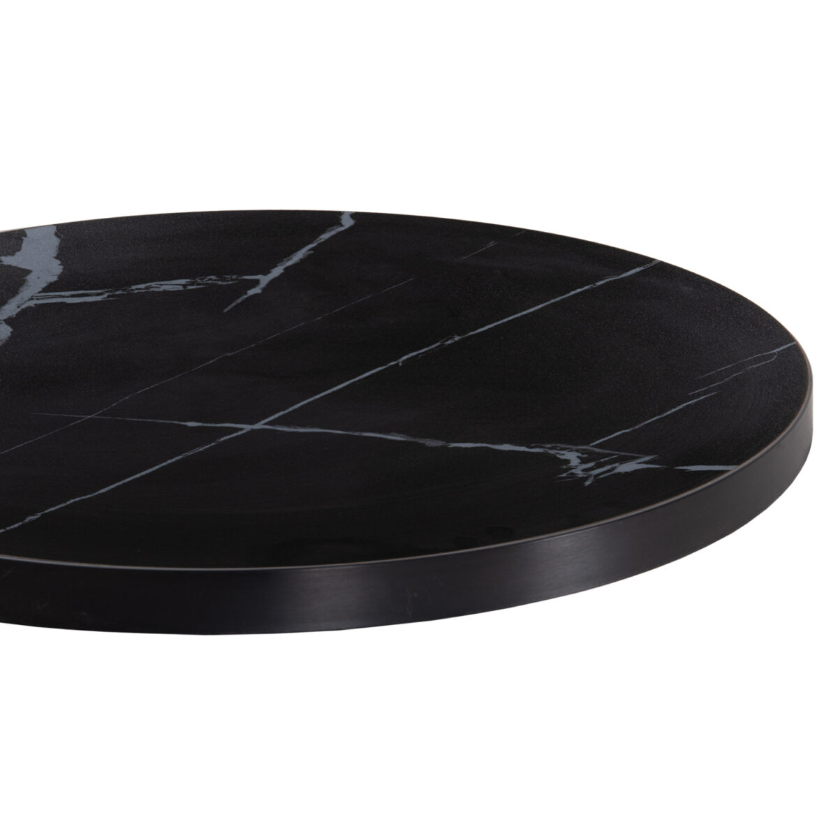 ΕΠΙΦΑΝΕΙΑ ΤΡΑΠΕΖΙΟΥ SINTERED STONE HM6652.03 ΜΕ ΠΛΑΙΣΙΟ ALU ΜΑΥΡΟ Φ60εκ. - Image 4
