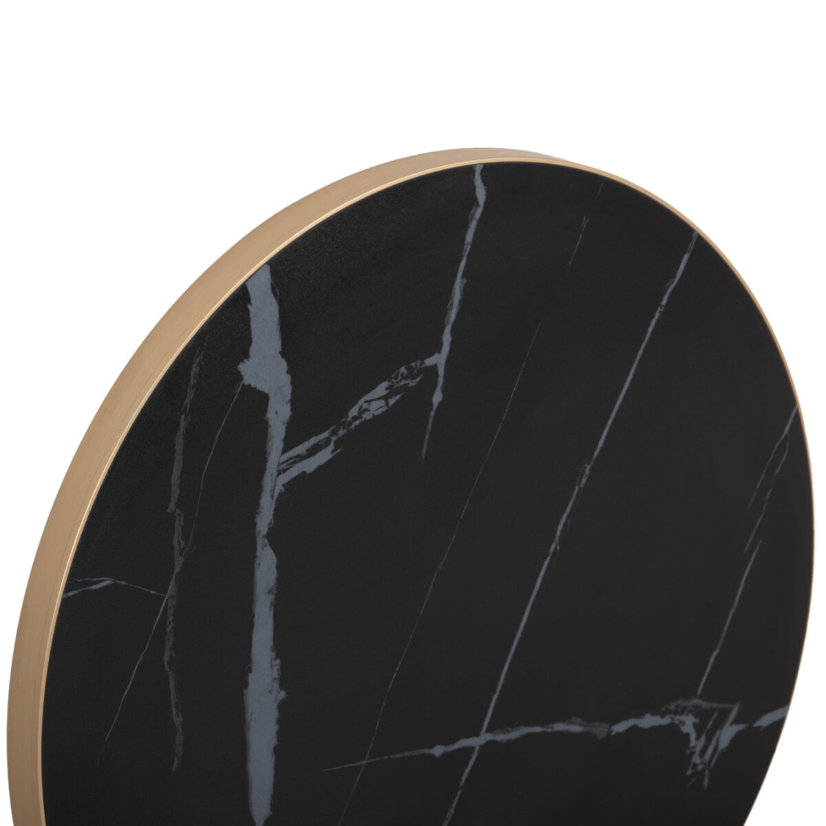 ΕΠΙΦΑΝΕΙΑ ΤΡΑΠΕΖΙΟΥ SINTERED STONE HM6653.13 ΜΕ ΠΛΑΙΣΙΟ ALU ΧΡΥΣΟ Φ70εκ. - Image 5