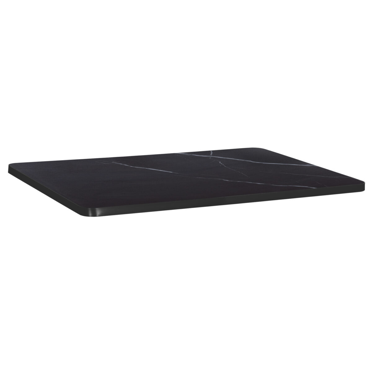 ΕΠΙΦΑΝΕΙΑ ΤΡΑΠΕΖΙΟΥ SINTERED STONE ΟΡΘΟΓΩΝΙΑ HM6656.03 ΠΛΑΙΣΙΟ ALU ΜΑΥΡΟ 120x80εκ.